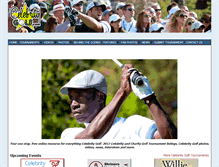 Tablet Screenshot of celebritygolf.com